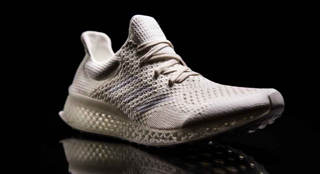 De Futurecraft Loop van Adidas is gemaakt van één grondstof en kan daardoor goed hergebruikt worden.