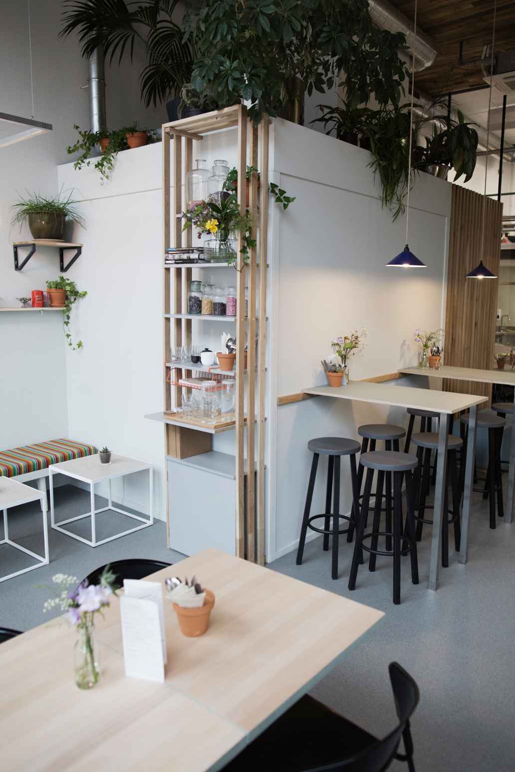 Interieur van bakkerij-café Sharp Sharp in Rotterdam - gefinancierd door Triodos Bank