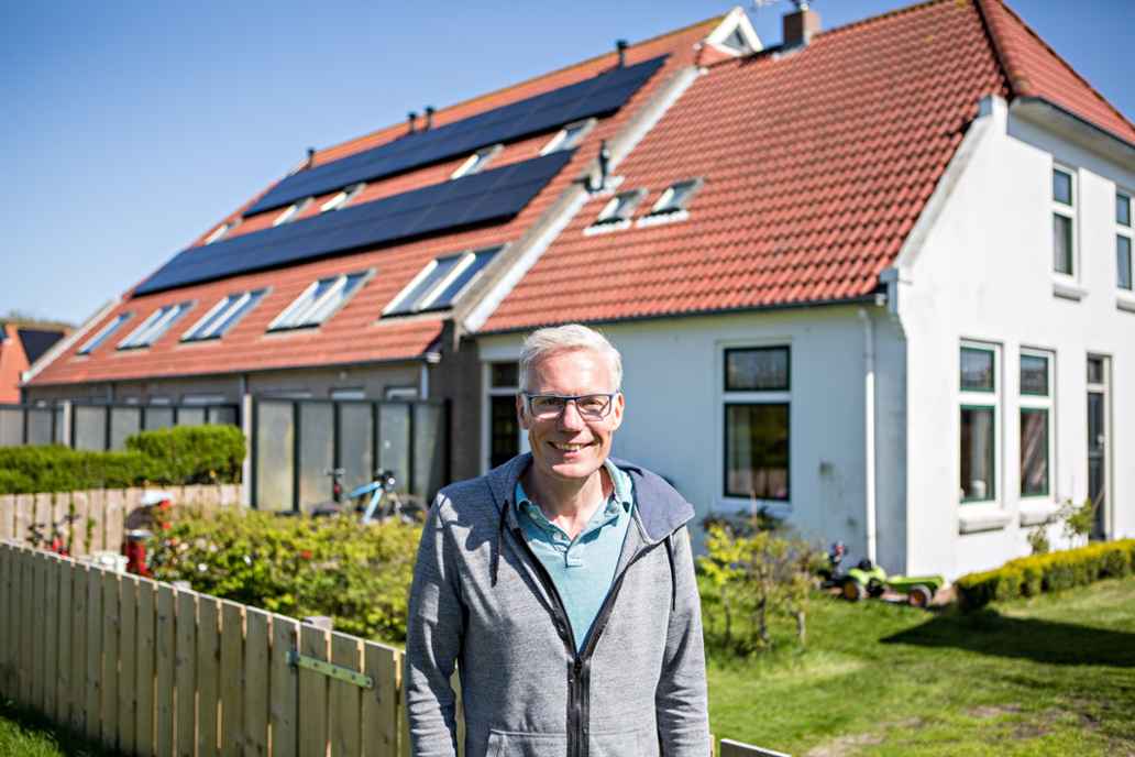 Zonnepanelen op vakantiehuisje Tjermelân