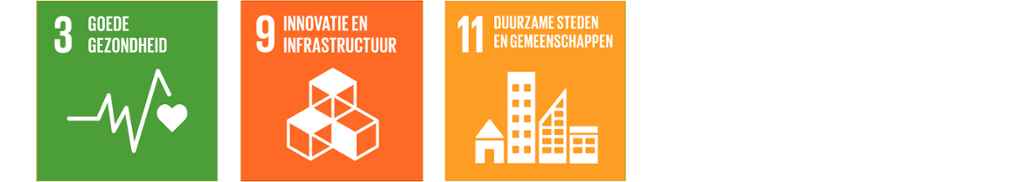 SDG 3, 9 en 11