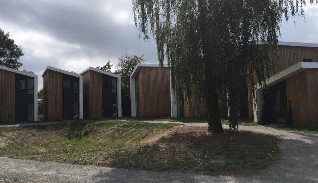 De 10 Tiny Houses binnen het project ‘De Hopman’ in Aarle Rixtel