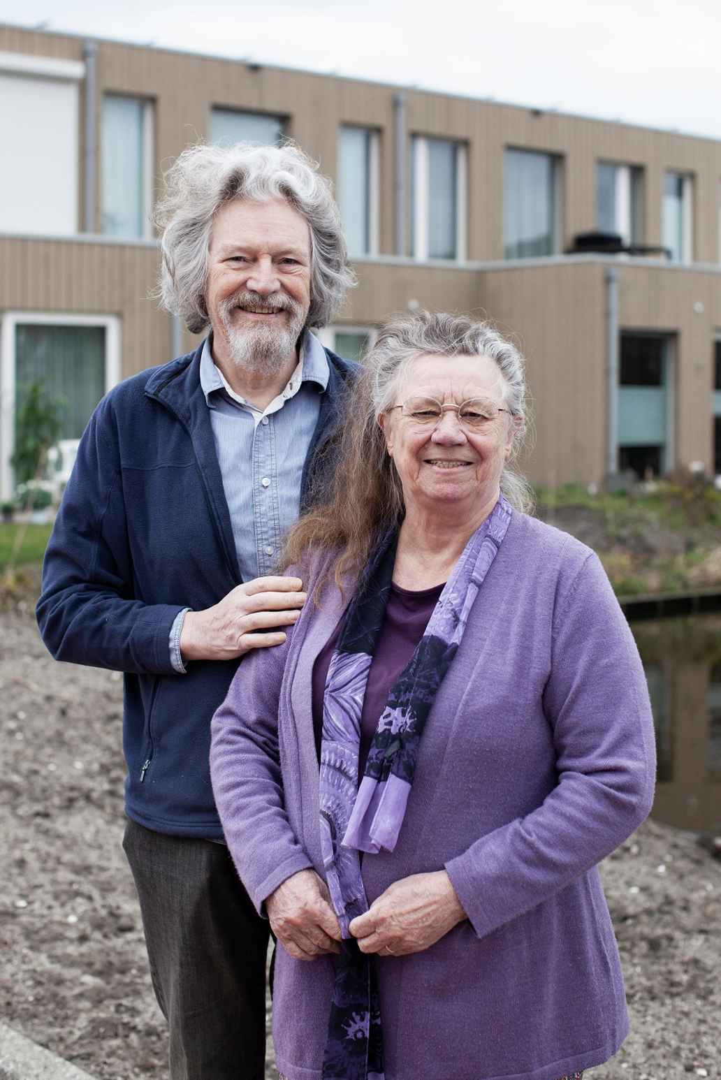 Truus Koppers met haar man Sietse de Haan